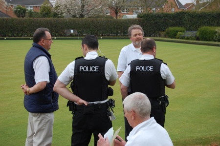 Police Question Bowlers at Baileys Court