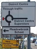 Road Sign on Savages Wood Road