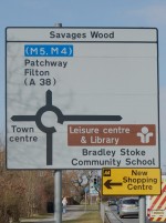 Road Sign on Bradley Stoke Way