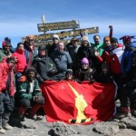 Bibby Line Group employees on Kilimanjaro