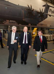 MPs Vince Cable and Jack Lopresti visit Airbus, Filton