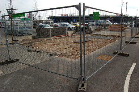 Waves car wash facility under construction