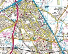 Domesday Reloaded - Map of Bradley Stoke in 2011