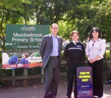  Parking signs at Meadowbrook Primary School, Bradley Stoke