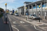 Approach road to the Willow Brook Centre, Bradley Stoke