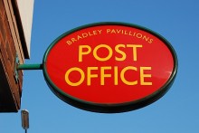 Post office at Bradley Pavillions, Bradley Stoke, Bristol.