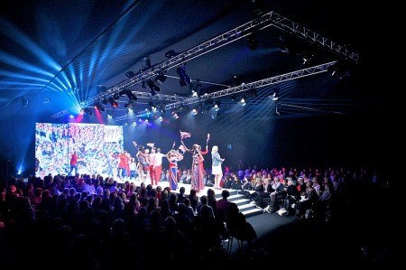 Bristol Fashion Week 2012 at The Mall - view of crowd