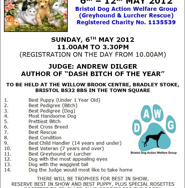 Bradley Stoke Fun Dog Show, Sunday 6th May 2012.