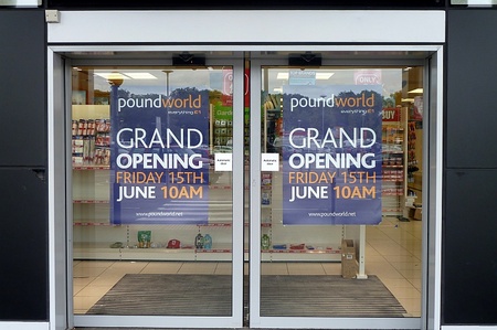 The new Poundworld store at the Willow Brook Centre, Bradley Stoke.