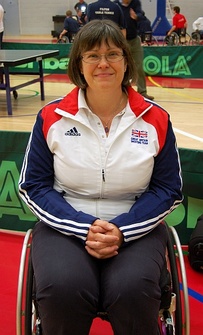 Karen Butler, member of the Great Britain shooting team.