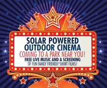 Solar powered outdoor cinema - coming to a park near you!