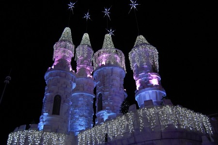 Enchanted Ice Castle in the Winter Wonderland at The Mall, Cribbs Causeway.