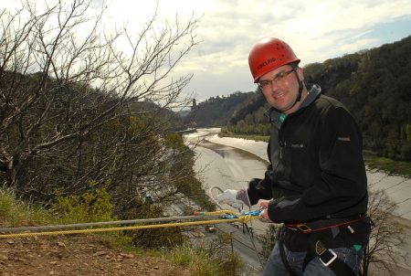 Charity abseiling in the Avon Gorge. Photo courtesy of Pure Light Photography.