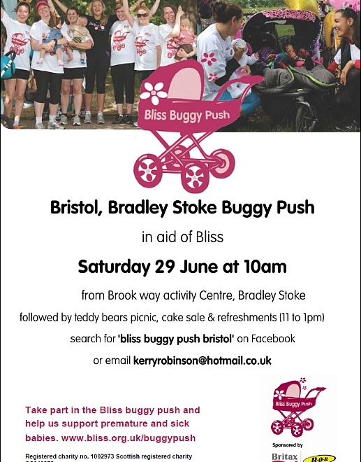 Bristol (Bradley Stoke) Buggy Push for Bliss.