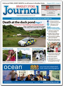 August 2013 edition of the Bradley Stoke Journal magazine.