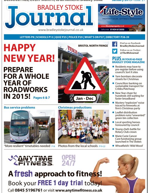 January 2015 edition of the Bradley Stoke Journal magazine.
