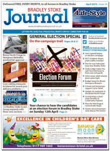 April 2015 edition of the Bradley Stoke Journal magazine.