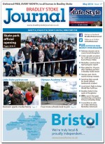 May 2016 edition of the Bradley Stoke Journal news magazine.