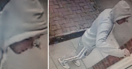 Man sought by police in connection with Great Meadow Road burglary.