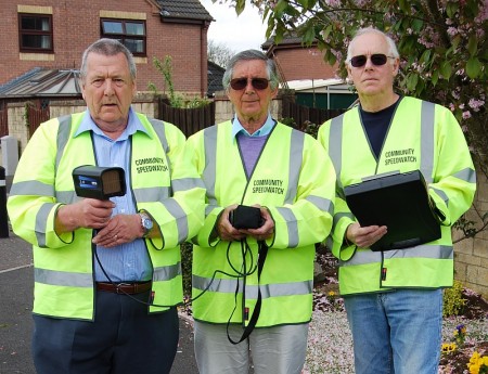 Bradley Stoke Community Speed Watch volunteers.