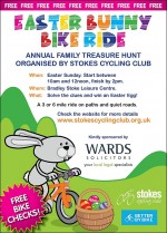 Easter Bunny Bike Ride poster.