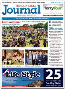 June 2015 edition of the Bradley Stoke Journal magazine.