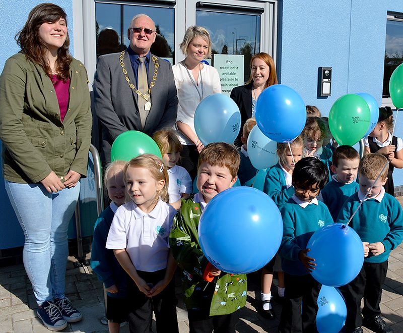 Official opening of the primary phase at Bradley Stoke Community School.