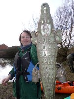 Crocodile found in the Three Brooks lake, Bradley Stoke.