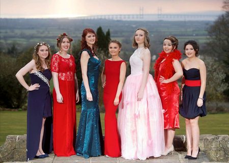 Finalists in the 2016 prom dress competition organised by the John Lewis store at Cribbs Causeway.