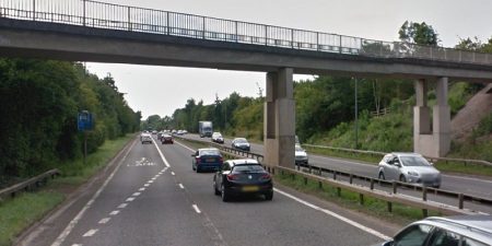 Church Lane Bridge on the A4174 (TravelWest).