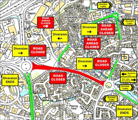 No, Bradley Stoke Way will NOT be closed for 18 months for resurfacing ...