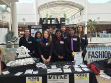 Students from St Bede's Catholic College, Bristol involved in 'Vitae', formed as part of the Young Enterprise scheme.