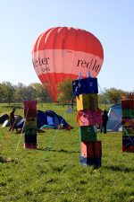 Bradley Stoke Woodcraft camp - balloon landing.