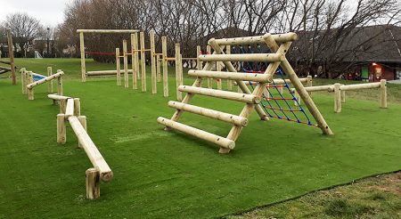 Photo of play equipment at St Michael's Primary School.