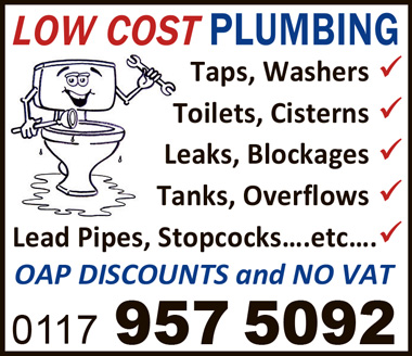 A & E Plumbing & Drainage Ltd (trading as Low Cost Plumbing).