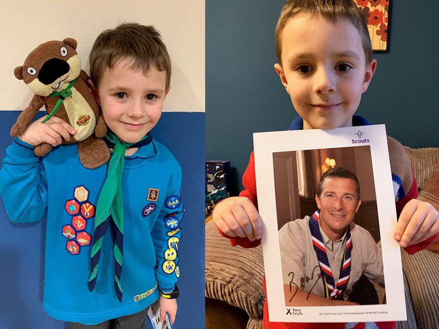 Composite image of Henry Banks, a Beaver in the 1st Bradley Stoke Scout Group.