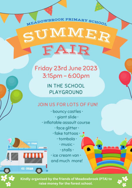 School Summer Fairs - Bradley Stoke Journal